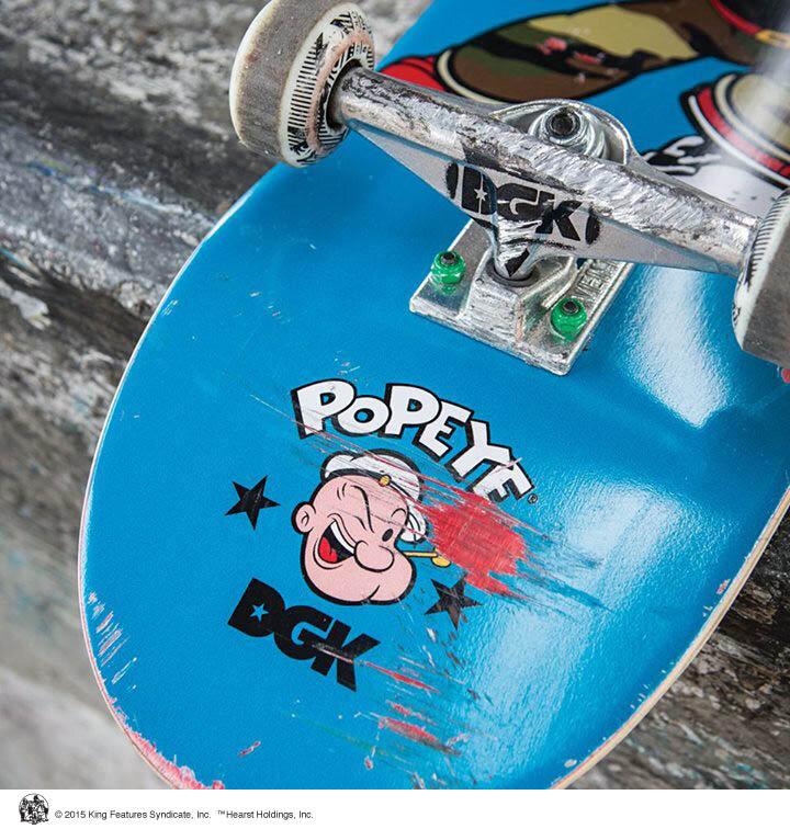 Popeye x DGK skateboard