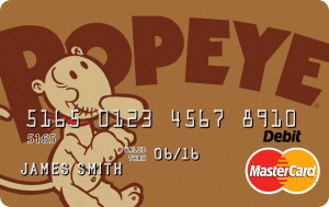 Popeye Prepaid Debit Card