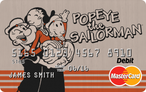 Popeye prepaid debit card