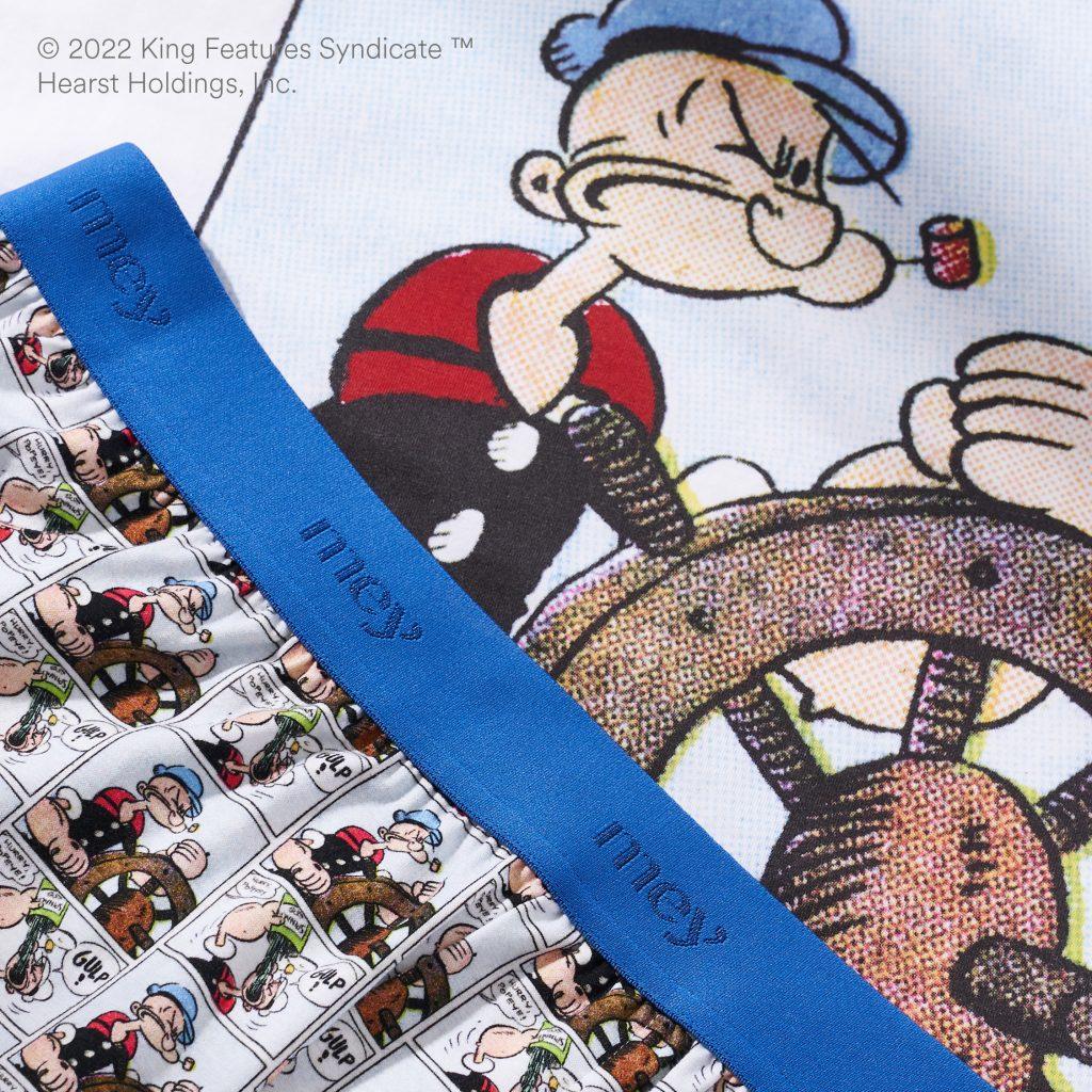 Popeye Teams Up With Mey for Sustainable Menswear Collection - aNb Media,  Inc.